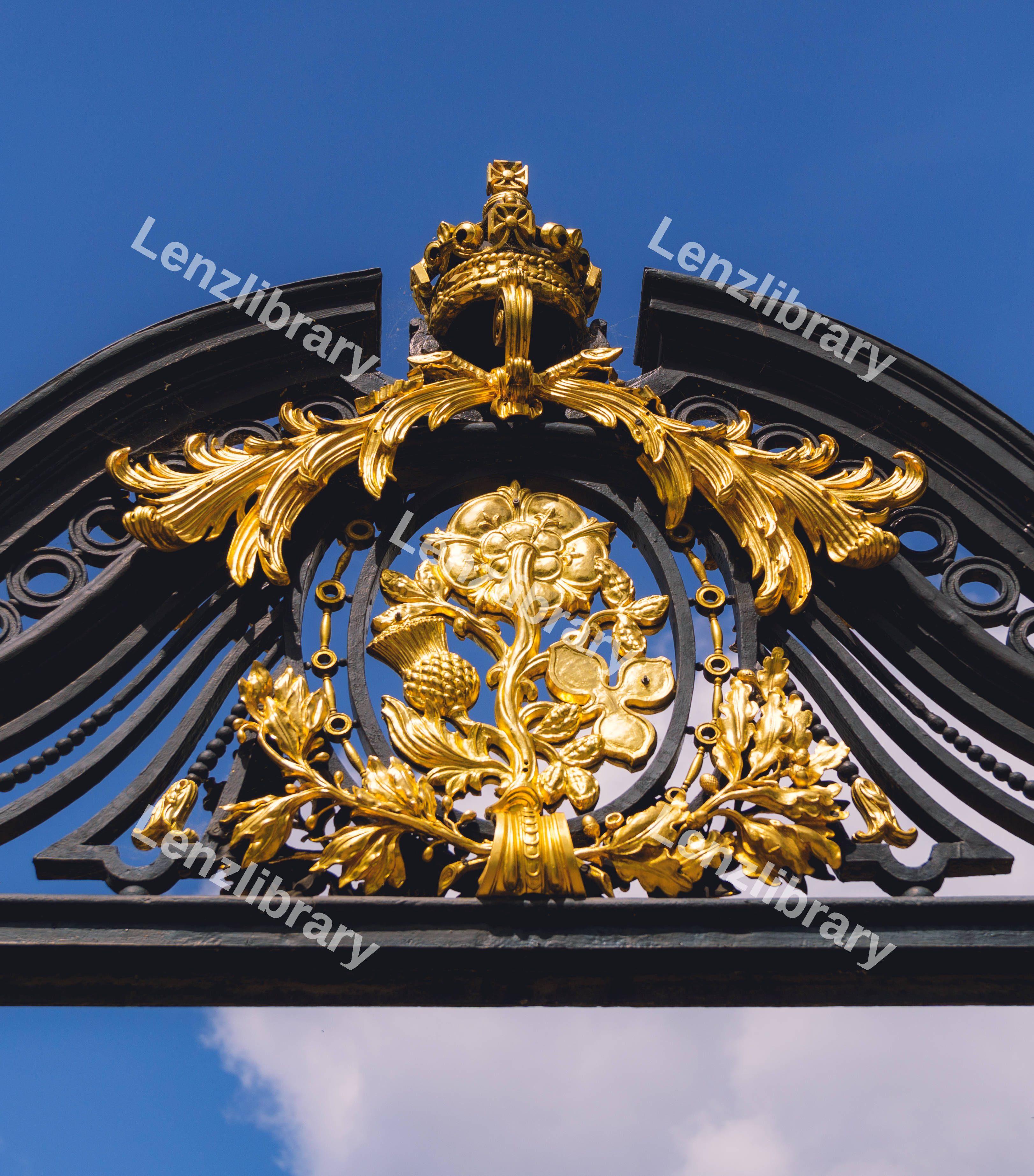 Royal Gold Gate Detail